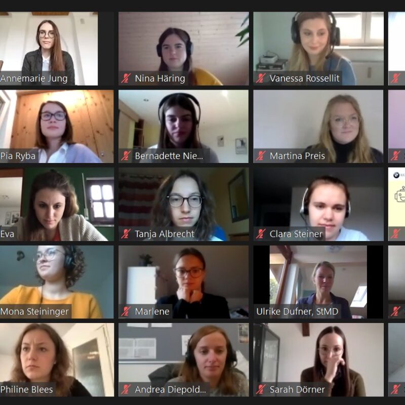 Screenshot mit 25 Workshop-Teilnehmer*innen